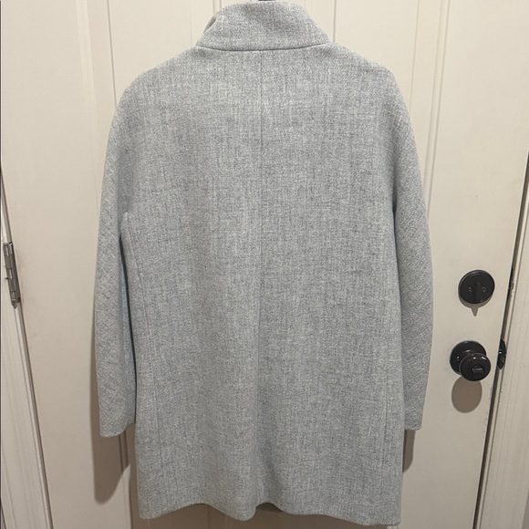 J. Crew Women's Light Gray Pea Coat - Picture 2 of 2